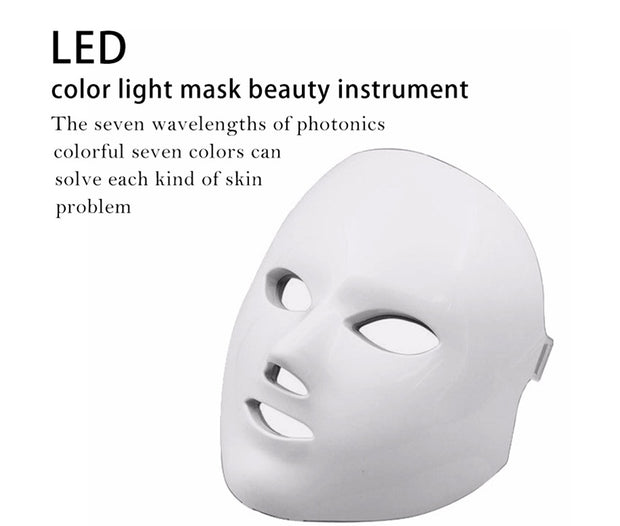 Máscara LED de 7 Colores para el Cuidado Facial